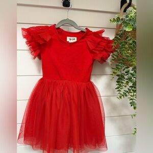 Taylor Joelle Bright Red Dress